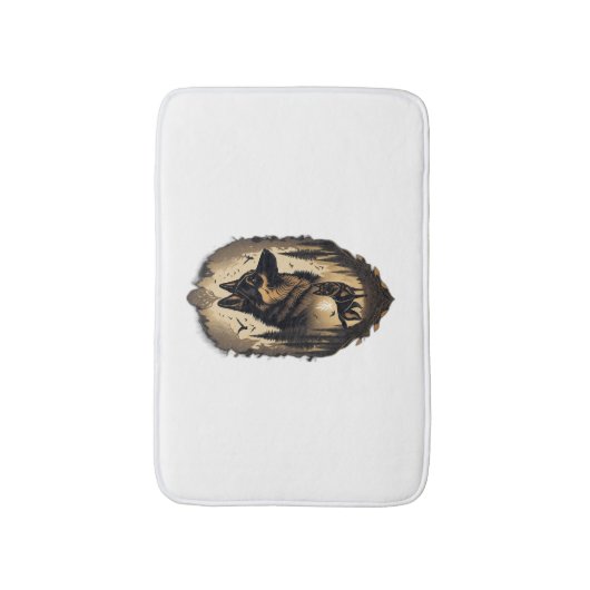 Der deutsche Hirte 2005 Badematte (Vorderseite Vertikal)