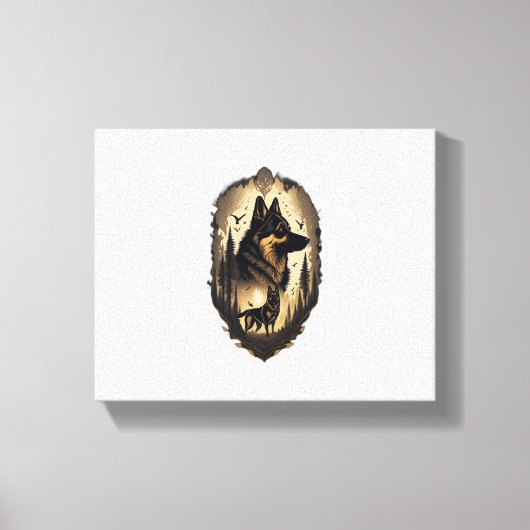 Der deutsche Hirte 2005 Leinwanddruck (Vorderseite)