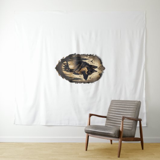 Der deutsche Hirte 2005 Wandteppich (Beispiel (Horizontal))