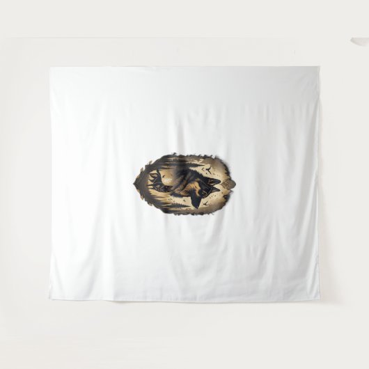 Der deutsche Hirte 2005 Wandteppich (Vorderseite (Horizontal))