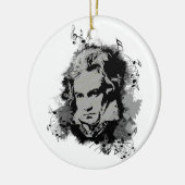 Der deutsche Komponist Beethoven Klassik Keramik Ornament (Links)