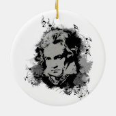 Der deutsche Komponist Beethoven Klassik Keramik Ornament (Hinten)