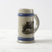 Der deutsche Kurzhaar oder Deutsch Kurzhaar Bierglas (VorderseiteRechts)