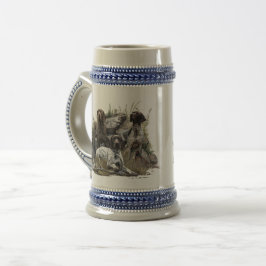 Der deutsche Kurzhaar oder Deutsch Kurzhaar Bierglas