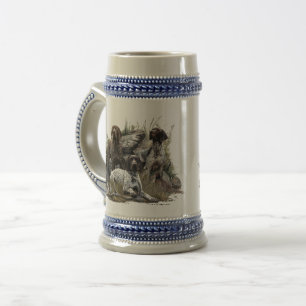 Der deutsche Kurzhaar oder Deutsch Kurzhaar Bierglas