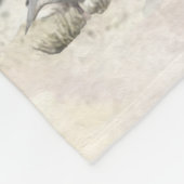 Der deutsche Kurzhaar oder Deutsch Kurzhaar Fleecedecke (Ecke)