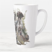 Der deutsche Kurzhaar oder Deutsch Kurzhaar Milchtasse (Rechts)