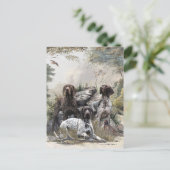 Der deutsche Kurzhaar oder Deutsch Kurzhaar Postkarte (Stehend Vorderseite)