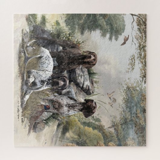 Der deutsche Kurzhaar oder Deutsch Kurzhaar Puzzle (Horizontal)