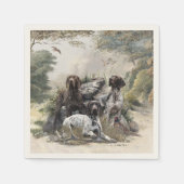 Der deutsche Kurzhaar oder Deutsch Kurzhaar Serviette (Vorderseite)