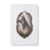 Der Deutsche Schäferhund 003 Badematte (Vorderseite Vertikal)