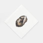 Der Deutsche Schäferhund 003 Serviette (Ecke)