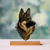 Der Deutsche Schäferhund 004 Acrylschild (Neutral)
