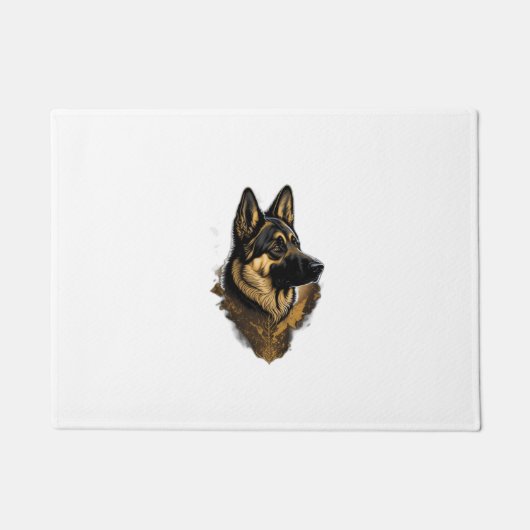 Der Deutsche Schäferhund 004  Fußmatte (Vorderseite)