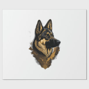 Der Deutsche Schäferhund 004 Geschenkpapier