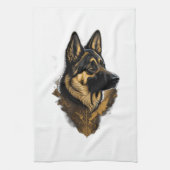 Der Deutsche Schäferhund 004 Geschirrtuch (Vertikal)