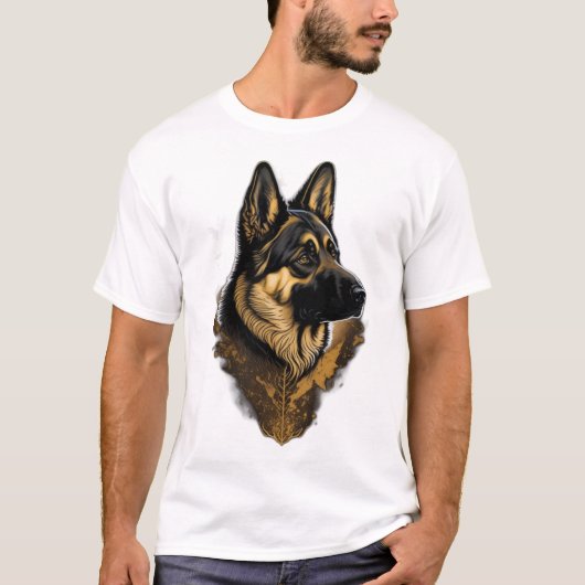 Der Deutsche Schäferhund 004 T-Shirt (Vorderseite)