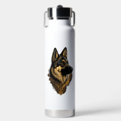 Der Deutsche Schäferhund 004  Trinkflasche (Vorderseite)
