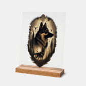 Der Deutsche Schäferhund 005 Acrylschild (Winkel)