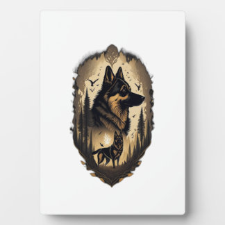 Der Deutsche Schäferhund 005  Fotoplatte