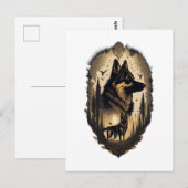 Der Deutsche Schäferhund 005 Postkarte (Vorne/Hinten)