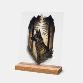 Der Deutsche Schäferhund 006 Acrylschild (Winkel)