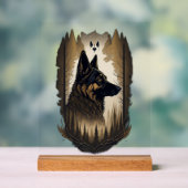 Der Deutsche Schäferhund 008  Acrylschild (Neutral)