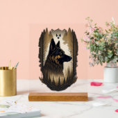 Der Deutsche Schäferhund 008  Acrylschild (Hochzeit)