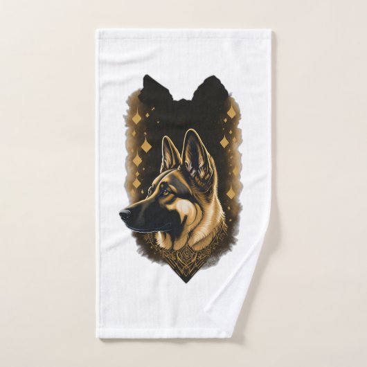 Der Deutsche Schäferhund 011 Handtuch (Handtuch)