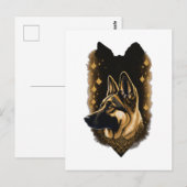 Der Deutsche Schäferhund 011 Postkarte (Vorne/Hinten)