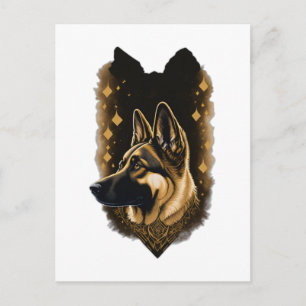 Der Deutsche Schäferhund 011  Postkarte