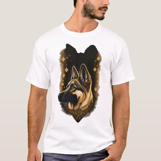 Der Deutsche Schäferhund 011 T-Shirt (Vorderseite)