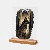 Der Deutsche Schäferhund 013 Acrylschild (Winkel)