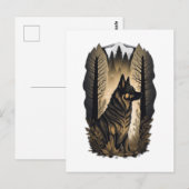 Der Deutsche Schäferhund 013  Postkarte (Vorne/Hinten)
