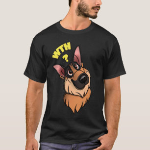 Der deutsche Schäferhund kippt, was im Schach ist T-Shirt