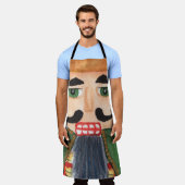 Der deutsche Soldat Nutcracker der traditionellen  Schürze (Getragen)