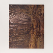 Der deutsche Wald in der Herbstsaison Puzzle (Vertikal)