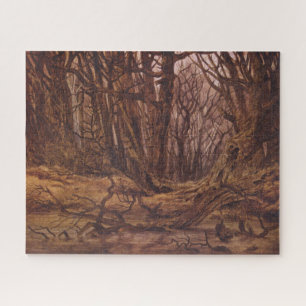 Der deutsche Wald in der Herbstsaison Puzzle