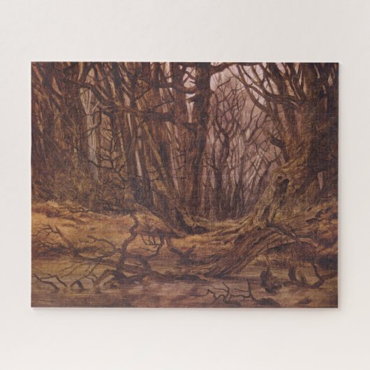 Der deutsche Wald in der Herbstsaison Puzzle (Horizontal)