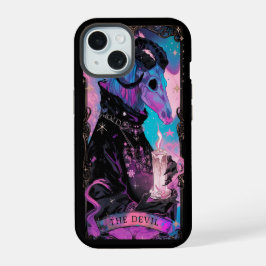 Der Devil Tarot Card Witchy Vibes iPhone Case 15 Hülle