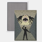 Der Devourer kommt seltsame Horror-Kunst Magnet (Vorderseite/Rückseite)