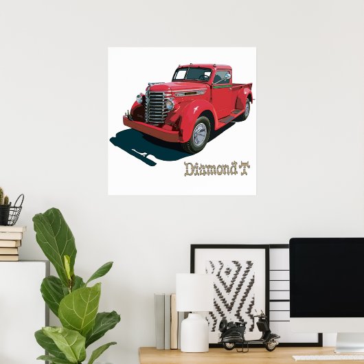 Der Diamant T 201 Poster (Heimbüro)