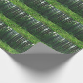 Der dichte Sommer Wald: Landschaftspanorama. Geschenkpapier (Ecke)