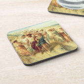 Der Dichter Anacreon (570-485 BC) mit seinen Getränkeuntersetzer (Linke Seite)