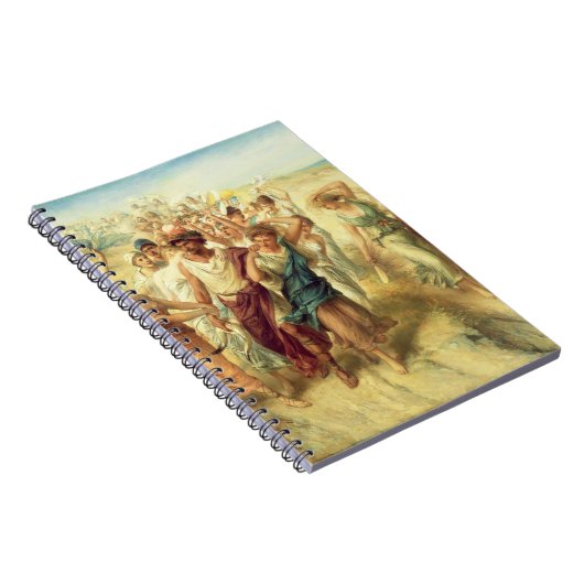 Der Dichter Anacreon (570-485 BC) mit seinen Notizblock (Rechte Seite)