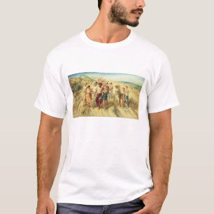 Der Dichter Anacreon (570-485 BC) mit seinen T-Shirt