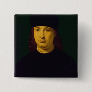 Der Dichter Casio, c.1495-1500 (Öl auf Platte) Button