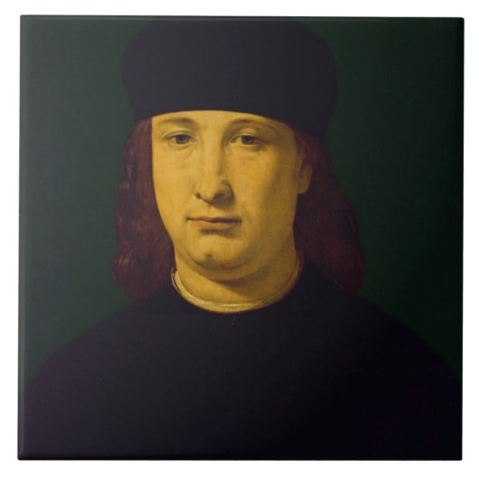 Der Dichter Casio, c.1495-1500 (Öl auf Platte) Fliese (Vorderseite)