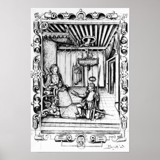 Der Dichter George Gascoigne Poster (Vorne)