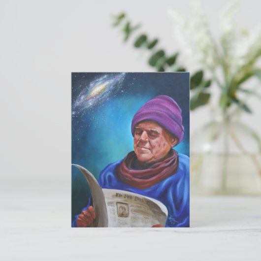 Der Dichter Postkarte (Stehend Vorderseite)